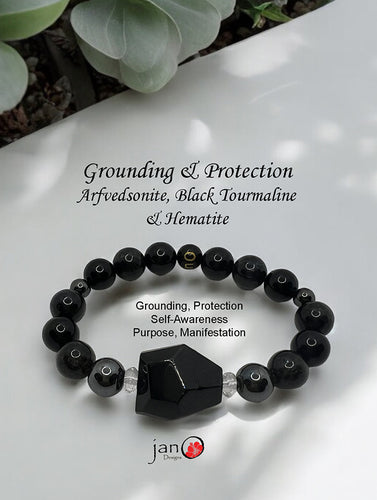 Grounding and Protection w/Arfvedsonite - Healing Gemstones