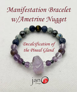 Manifestation and Decalcification of the Pineal Gland Bracelet - Healing Gemstones