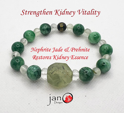 Strengthen Kidney Vitality w/Nephrite Jade and Prehnite - Healing Gemstones