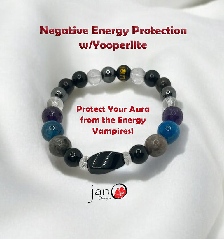 Negative Energy Protection w/Yooperlite - Healing Gemstones