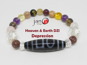 Depression with Specialty DZI Bracelet - Healing Gemstones